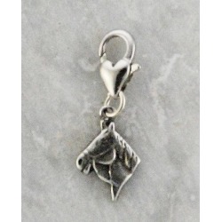 Barbary Horse Horse Head with  Reins Charm found on Bargain Bro from horseloverz.com for USD $3.00