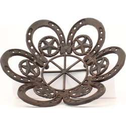 Western Moments Horseshoe/Star Fruit Basket