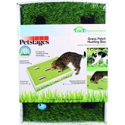 Petstages Invironment Grass Patch Hunting Box For Cats