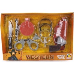 Gift Corral Pistol with Holster/Handcuffs and Knife