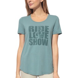 Chestnut Bay Ladies Rider Fashion Tee - Love Show