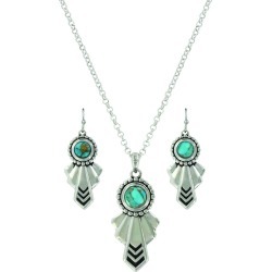 Montana Silversmiths Southwestern Turquoise Heaven Jewelry Set