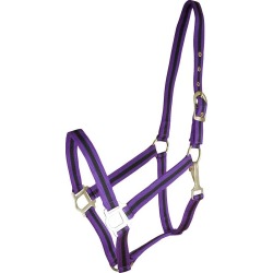 Gatsby Classic 2-Tone Nylon Halter with Snap