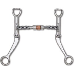 Myler Level 1 Flat Shank Sweet Iron Twisted Comfort Snaffle Roller Bit found on Bargain Bro Philippines from horseloverz.com for $185.95