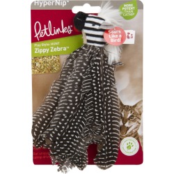 Hypernip Zippy Zebra Feathers Cat Toy found on Bargain Bro Philippines from horseloverz.com for $8.20