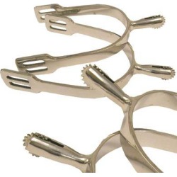 Coronet Prince of Wales Spurs Round Strap Slots