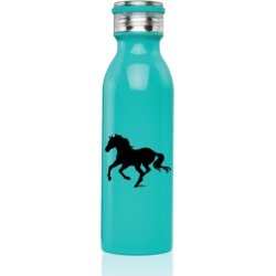 Stainless Steel Bottle - "Lila" Galloping Horse