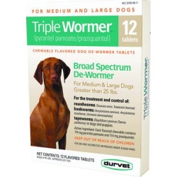 Triple Wormer For Medium & Large Dogs