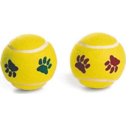 Mint Flavored Pawprint Tennis Ball
