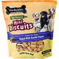 Three Dog Bakery Mini Biscuits Treats For Dogs