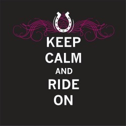Keep Calm and Ride On Tee Shirt