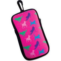 Tek Trek Neoprene Zipper Smart Phone Case - Dogs