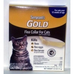 Sergeant's Gold Flea Collar for Cats
