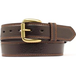 Nocona Hired Hand Double Stitch Edge Basic Belt