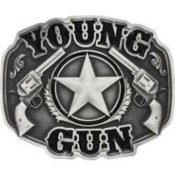 Montana Silversmiths Little Attitude Young Gun Buckle