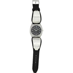 Montana Silversmiths Stroke Of Midnight Leather Band Watch