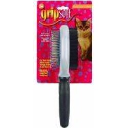 Gripsoft Double Sided Cat Brush Grooming Tool