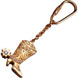 Western Boot Key Chain