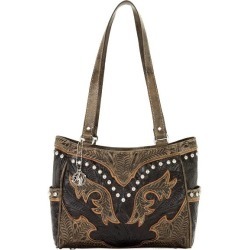 AMERICAN WEST Cowgirl Wings 3-Compartment Tote