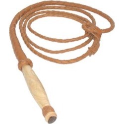 Swivel Handle Hand Braided Bull Whip