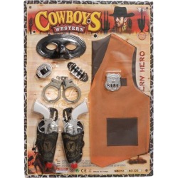 Gift Corral Cowboy Vest & Gun Set