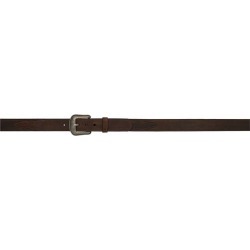 3D Kids 1 1/4" Distressed Western Basic Belt - Dark Brown