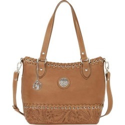 American West Harvest Moon Convertible Zip Top Bucket Tote