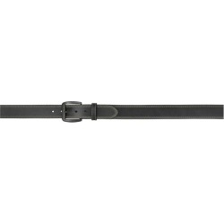 3D Men's 1 1/2" Vintage Single Ply Western Basic Belt - Black with Grey Stitch
