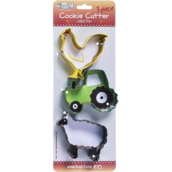 Tough-1 3 Piece Cookie Cutter Collection