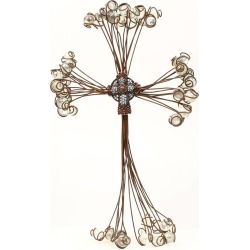 Western Moments Wire Marble Wall Cross