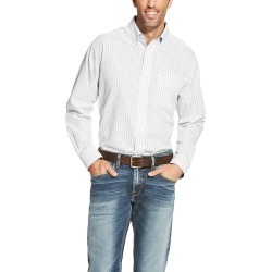 Ariat Men's Long Sleeve Ventura Shirt - White