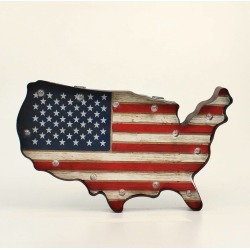 Western Moments Led Usa Sign