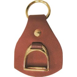 Leather With Stirrup Key Fob