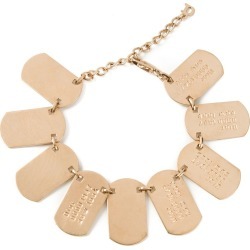 Christian Dior Vintage dog tag bracelet - Metallic