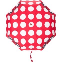 Moschino polka-dot umbrella - Red