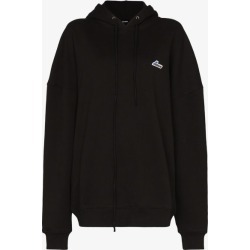 We11done embroidered logo hoodie