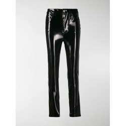 Unravel Project high waisted skinny latex jeans