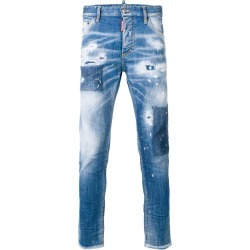 Dsquared2 distressed Skinny Dan jeans - Blue