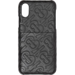 Burberry Monogram Leather iPhone X/XS Case - Black