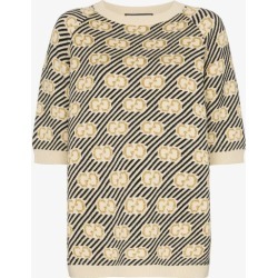 Gucci Striped GG jacquard wool sweater