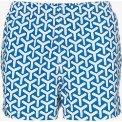 Timo Trunks blue printed drawstring swimming trunks