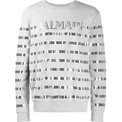 Balmain mirror application sweatshirt - Grey