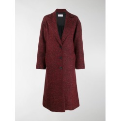 Red Valentino herringbone long coat