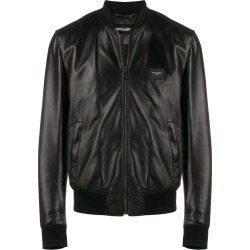Dolce & Gabbana bomber-style leather jacket