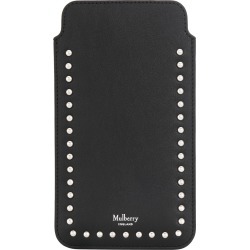 Mulberry studded iPhone Plus cover - Black