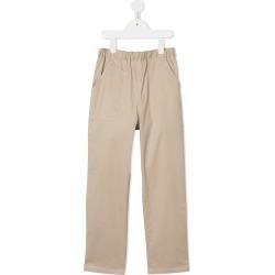 Familiar work style chinos - Brown