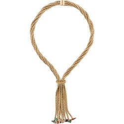 Christian Dior Vintage 1967 twisted drop necklace - Gold