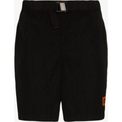 Heron Preston buckled logo shorts