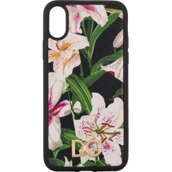 Dolce & Gabbana floral print iPhone X case - Black
