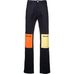 Raf Simons DRUGS straight jeans - Blue